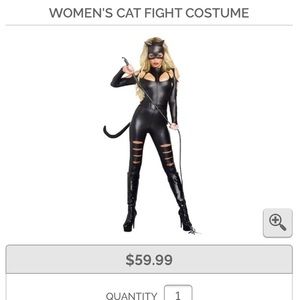SOLD Women’s Cat Woman Halloween Costume